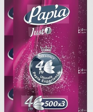 3 مناديل بابيا سحب 500 منديل 4 طبقة