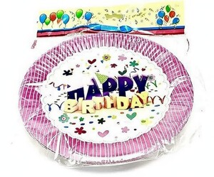 10 طبق كبير كرتون عيد ميلاد