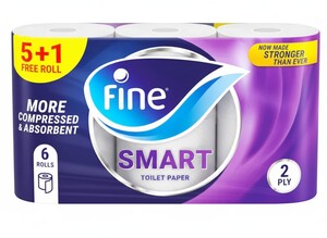 6 بكرات فاين سمارت حمام