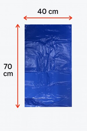First-Grade Blue Garbage Bags 40×70