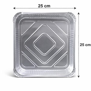 10 Square fava-beans plate