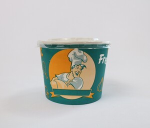 50 Cardboard Soup Containers with Lids