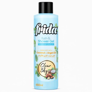 Farida Shower Gel, 650 ml, Clean Sky