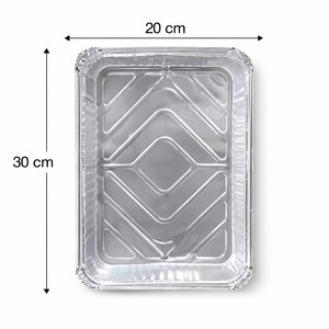 5 طبق فويل 1980 + الغطاء