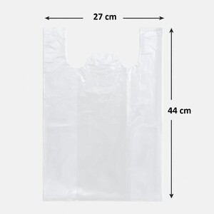 شنطة بيضاء 27*44